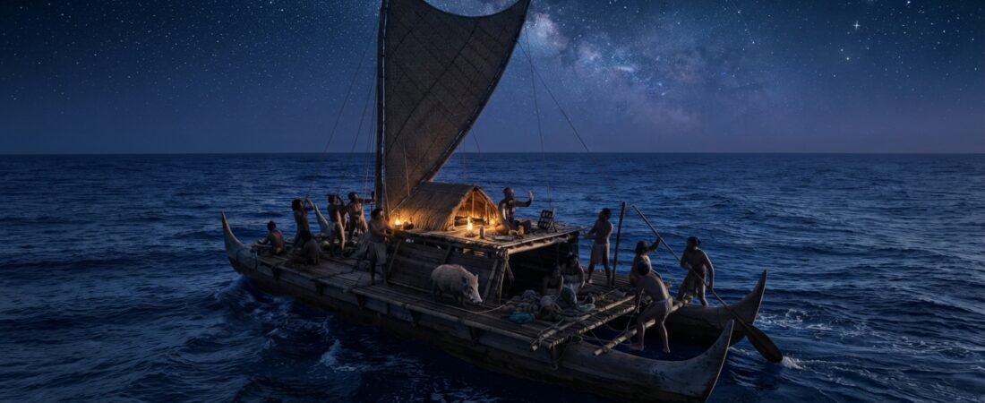 Die große Reise über das Meer