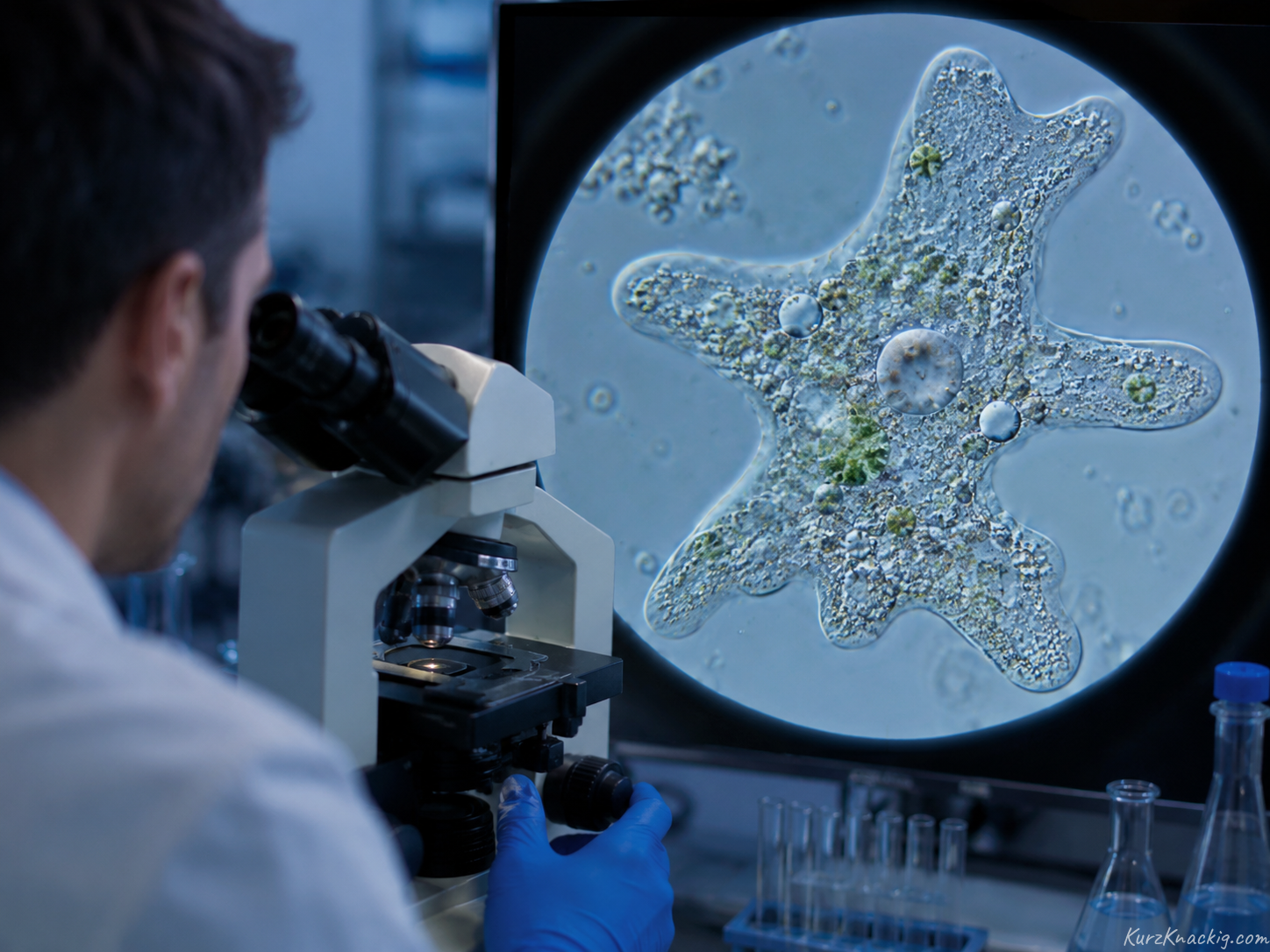 New amoeba discovered for fiction short story